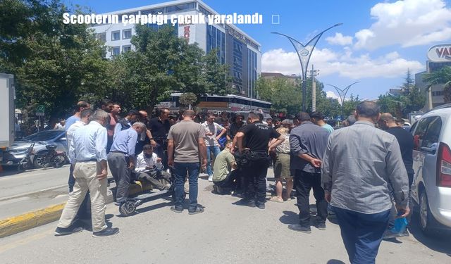 Van’da scooter kazası: 14 yaşındaki çocuk yaralandı
