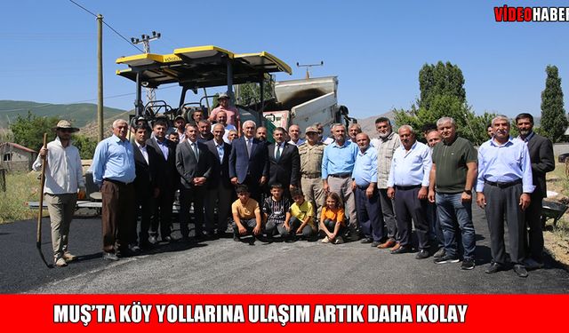 Eşmepınar’daki yol çalışmalarını inceleyen Muş Valisi Çakır: Köylerimizle merkez arasında fark kalmayacak
