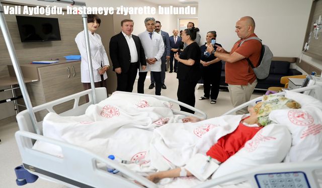 Erzincan Valisi Hamza Aydoğdu’dan Mengücek Gazi Hastanesi’ne ziyaret