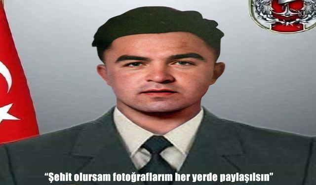 Ordulu Şehit Kani Obi’nin vasiyeti yürekleri dağladı