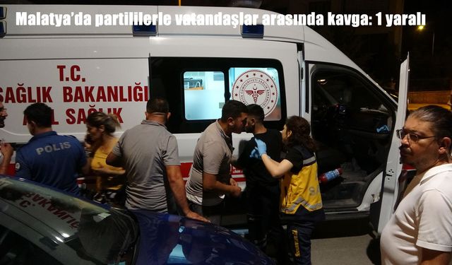 Malatya’da trafikte gerginlik: Partililerle vatandaşlar arasında kavga çıktı, 1 kişi yaralandı