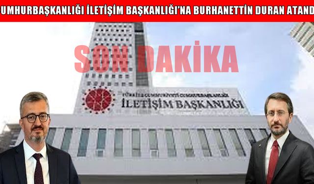 İletişim Başkanlığı’na Prof. Dr. Burhanettin Duran atandı