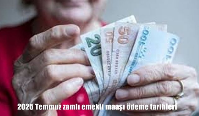 2025 Temmuz ayı zamlı emekli maaşı ödeme tarihleri: Muş SSK, Bağkur ve Emekli Sandığı maaş farkları ne zaman yatacak?