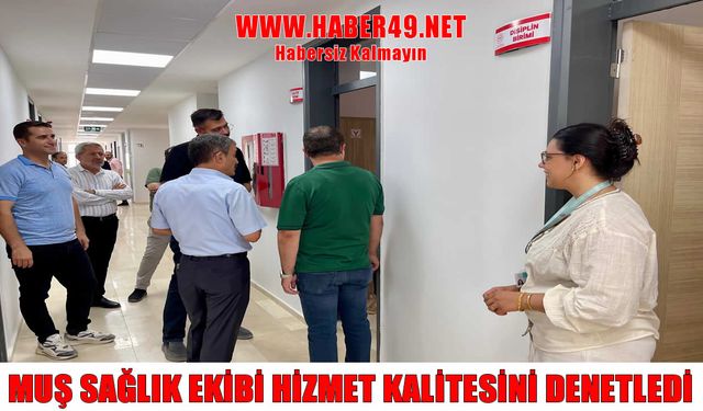 Muş’ta ambulans servisine yerinde denetim