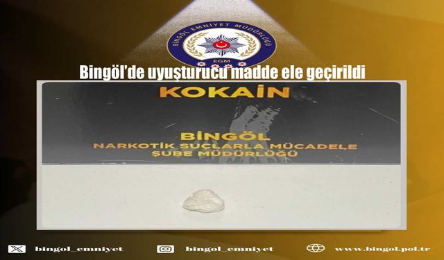 Bingöl Emniyeti'nden Uyuşturucuya Geçit Yok