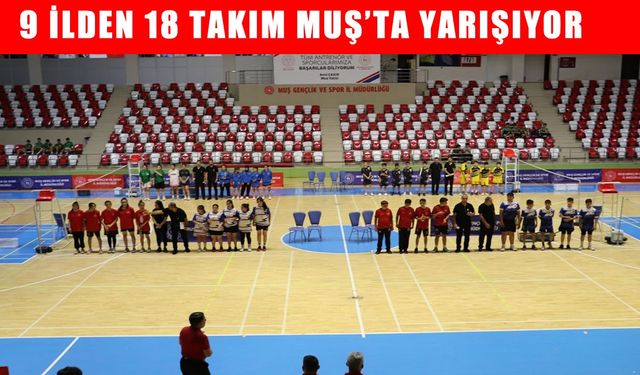 Badmintonun yıldızları Muş’ta buluştu