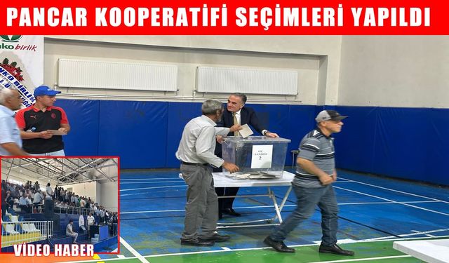Muş Pancar Ekicileri Kooperatifi seçimi yapıldı
