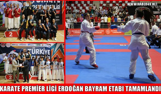 Türkiye Karate Premier Ligi'nin Muş etabı tamamlandı