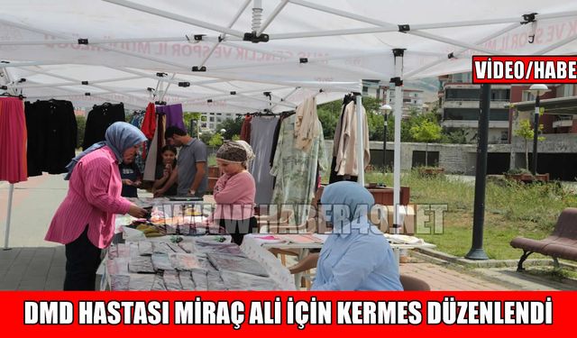 Muş'ta DMD hastası Miraç Ali'ye destek için kermes düzenlendi