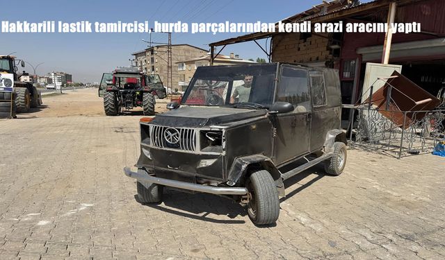 Hakkarili Genç Usta, Hurda Parçalarla Kendi Elektrikli Arazi Aracını Üretti