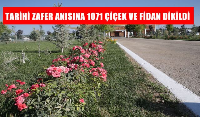 Muş’ta Malazgirt Zaferi etkinlikleri için 1071 çiçek ve fidan toprakla buluştu