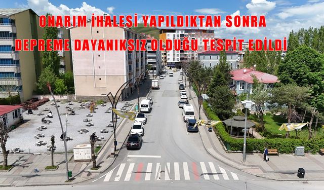 Muş Belediyesi: Onarım bitmeden dayanıklı olmadığı fark edildi