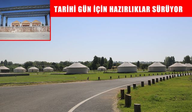Han Otağı ve çadırlar kuruldu: Muş, Malazgirt Zaferi'nin 954. yıl dönümüne hazırlanıyor