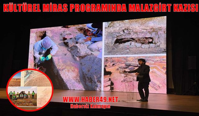 Tarihi Malazgirt kazısı “Geleceğe Miras” programında tanıtıldı