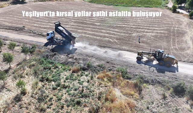 Yeşilyurt’ta Kırsal Yollar Asfaltla Yenileniyor: 57 Kilometrelik Çalışma Başladı