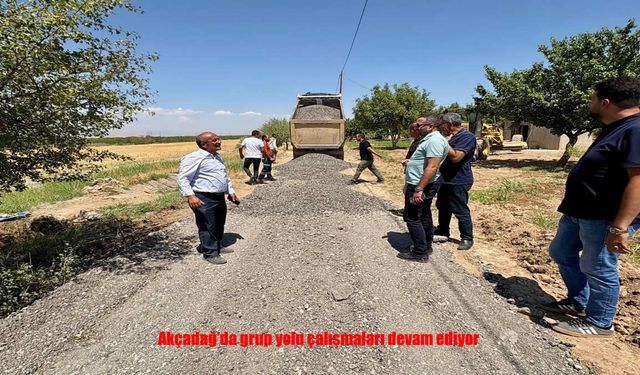 Akçadağ’da Ulaşım Altyapısı Güçleniyor: Grup Yolu Çalışmaları Sürüyor
