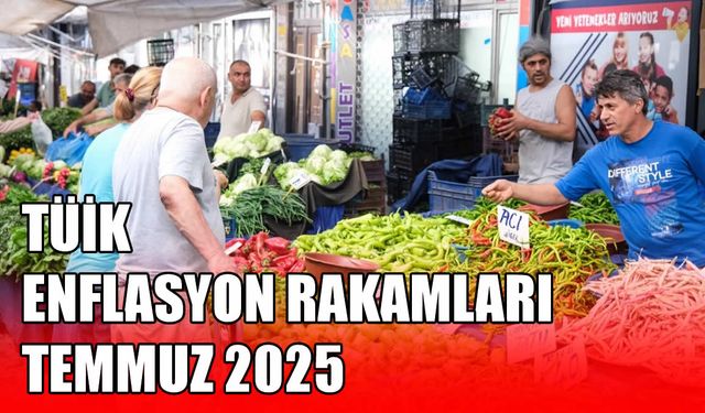 Temmuz ayı enflasyon rakamları açıklandı: TÜFE yıllık bazda yüzde 33,52 arttı