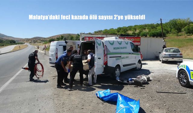 Malatya'daki Feci Trafik Kazasında Ölü Sayısı 2'ye Yükseldi
