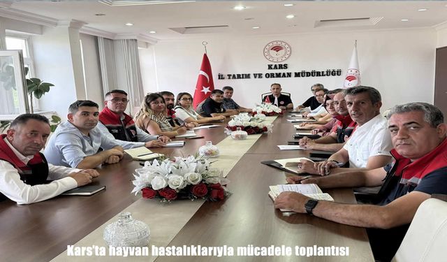 Kars’ta hayvan sağlığı için ortak mücadele
