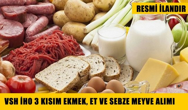 GIDA ÜRÜNLERİ SATIN ALINACAKTIR