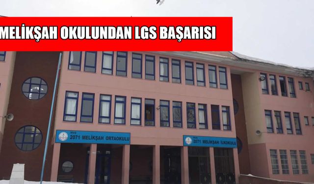 Muş 2071 Melikşah Ortaokulu’ndan LGS başarısı: 40 öğrenci fen liseli oldu