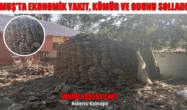 Muş’ta kışın vazgeçilmez yakıtı, doğal gaz ve kömürü geride bıraktı