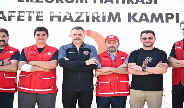 Kızılay Gönüllüleri Erzurum’da Afet Eğitiminde Buluştu