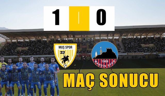 Muşspor sezona galibiyetle başladı