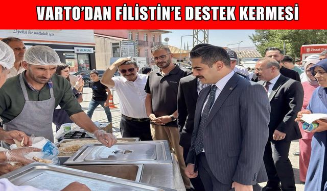 Varto’da Filistin’e destek için anlamlı kermes