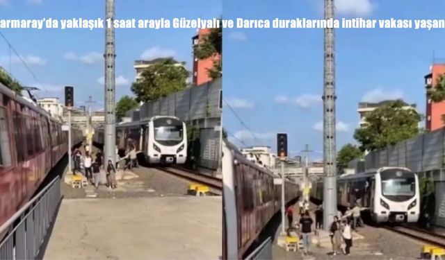 Marmaray’da Güzelyalı ve Darıca istasyonlarında intihar vakaları