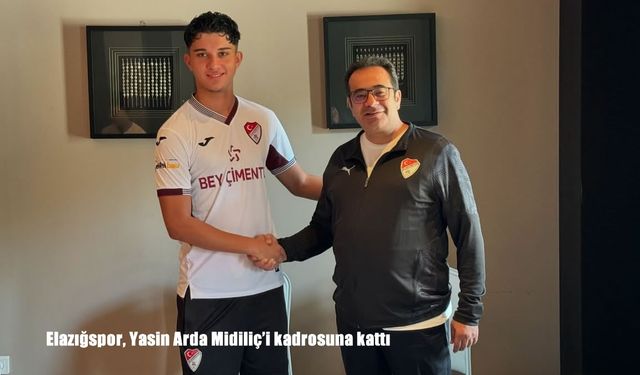 Elazığspor, Yasin Arda Midiliç ile sözleşme imzaladı