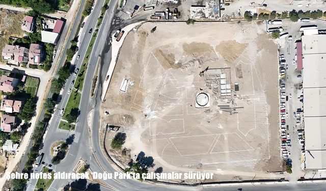 Elazığ Sanayi Mahallesi’nde Doğu Park çalışmaları hızla devam ediyor