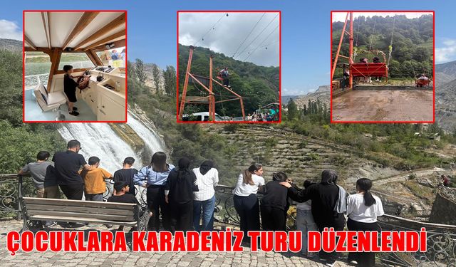 Muş’ta koruma altındaki çocuklar Karadeniz'i keşfetti