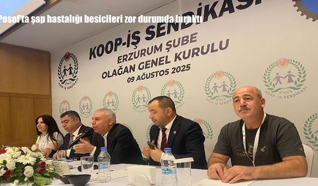 Tarık Tuğrul KOOP-İŞ Erzurum Şubesi Başkanlığında güven tazeledi