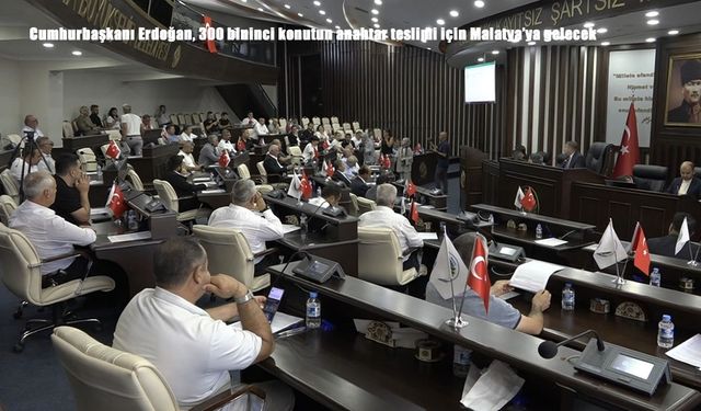 Cumhurbaşkanı Erdoğan, 300 Bininci Konutun Anahtar Teslimi İçin Malatya’ya Geliyor
