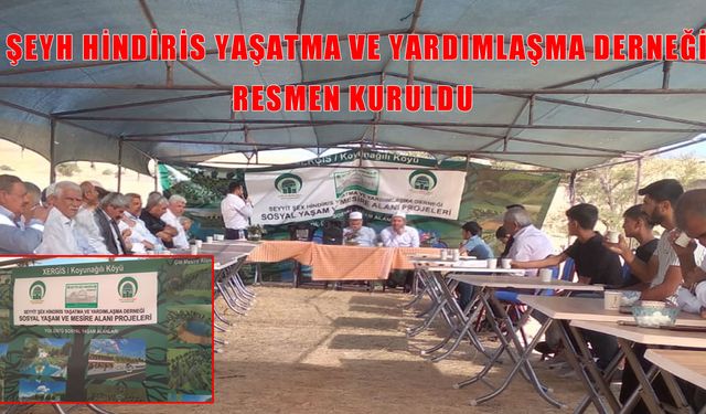 Muş’ta ‘Seyyid Şeyh Hindiris Yaşatma ve Yardımlaşma Derneği’ kuruldu
