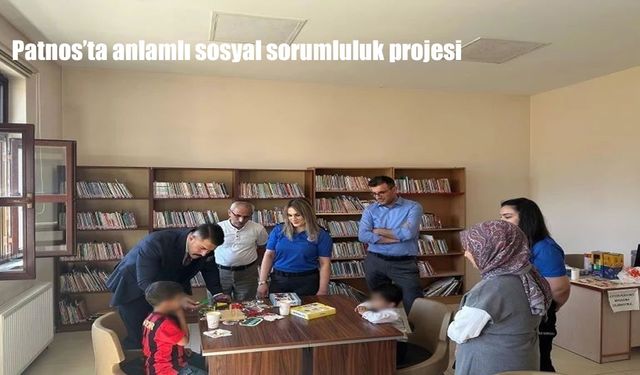Patnos’ta mahkûm çocukları için sosyal sorumluluk projesi