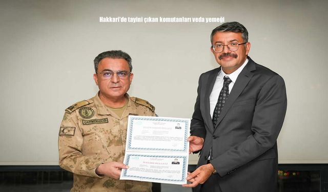 Tayinleri Çıkan Komutanlar İçin Anlamlı Program