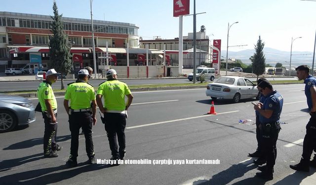 Malatya’da Feci Kaza: Otomobilin Çarptığı 80 Yaşındaki Adam Hayatını Kaybetti