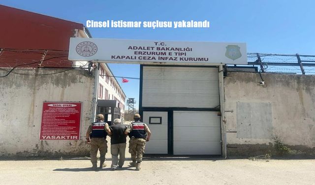 Erzurum’da Cinsel İstismar Suçlusu JASAT Operasyonuyla Yakalandı