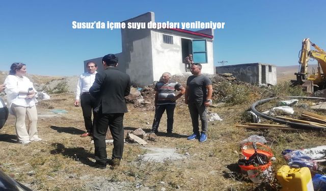 Susuz’da İçme Suyu Depoları Yenileniyor: Vatandaşlara Kesintisiz ve Sağlıklı Su Müjdesi