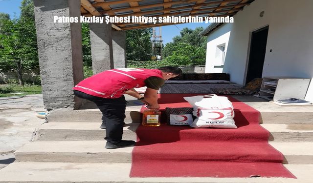 Patnos Kızılay Şubesi, İhtiyaç Sahiplerine Umut Oluyor