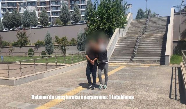 Batman’da Uyuşturucu Operasyonu: 1 Şüpheli Tutuklandı, 100 Gram Metamfetamin Ele Geçirildi