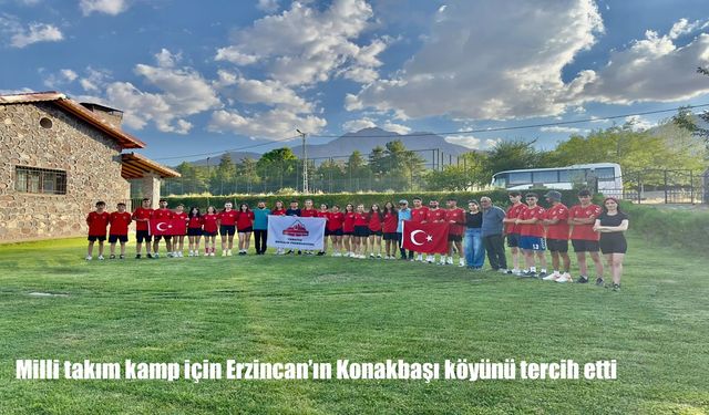 Milli Takım Yaz Kampı, Erzincan’ın Konakbaşı Köyünde Devam Ediyor