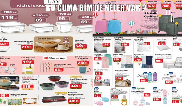 BİM 29 Ağustos Cuma Aktüel Ürünler Kataloğu Yayında: Haftanın Kaçırılmayacak Fırsatları!