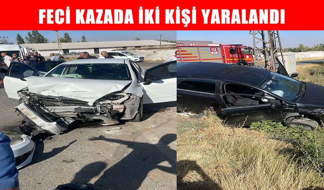 Muş’ta iki otomobil çarpıştı: 2 yaralı