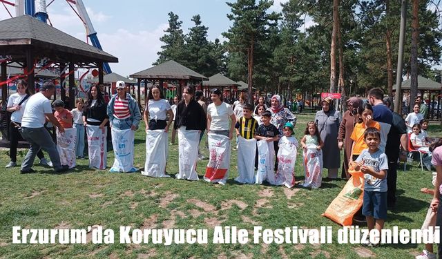Erzurum’da Koruyucu Aile Festivali coşkuyla gerçekleştirildi