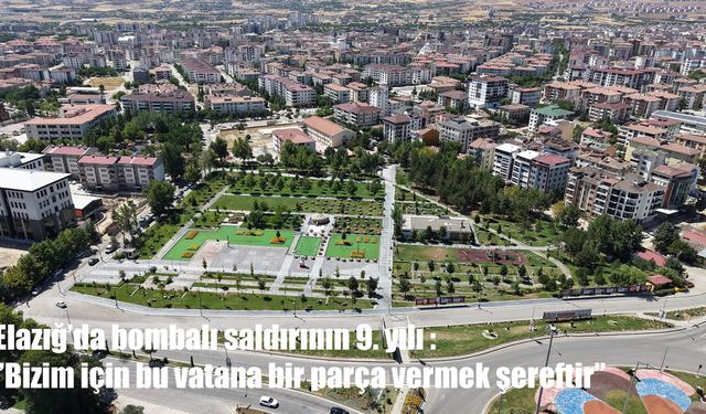 Elazığ’daki bombalı saldırının 9. yılı anıldı
