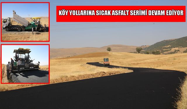 Muş’un sınır köyü Yolgözler’e sıcak asfalt: Ulaşımda konfor artıyor