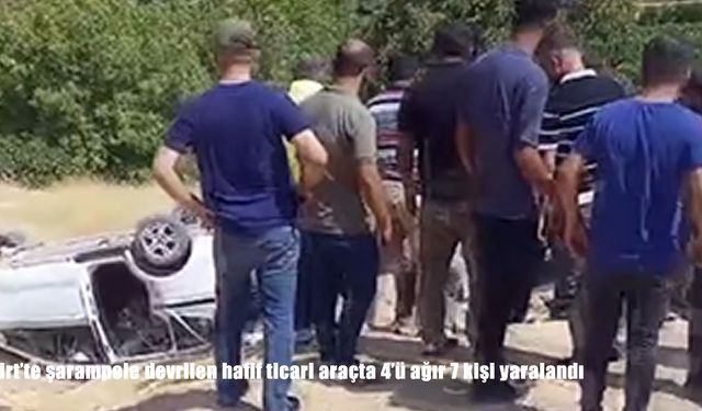 Siirt’te hafif ticari araç şarampole devrildi: Çok sayıda yaralı